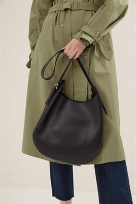 Tokalı Omuz Çantası Lacivert