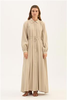 Tünel Kemerli Tensel Elbise Taş