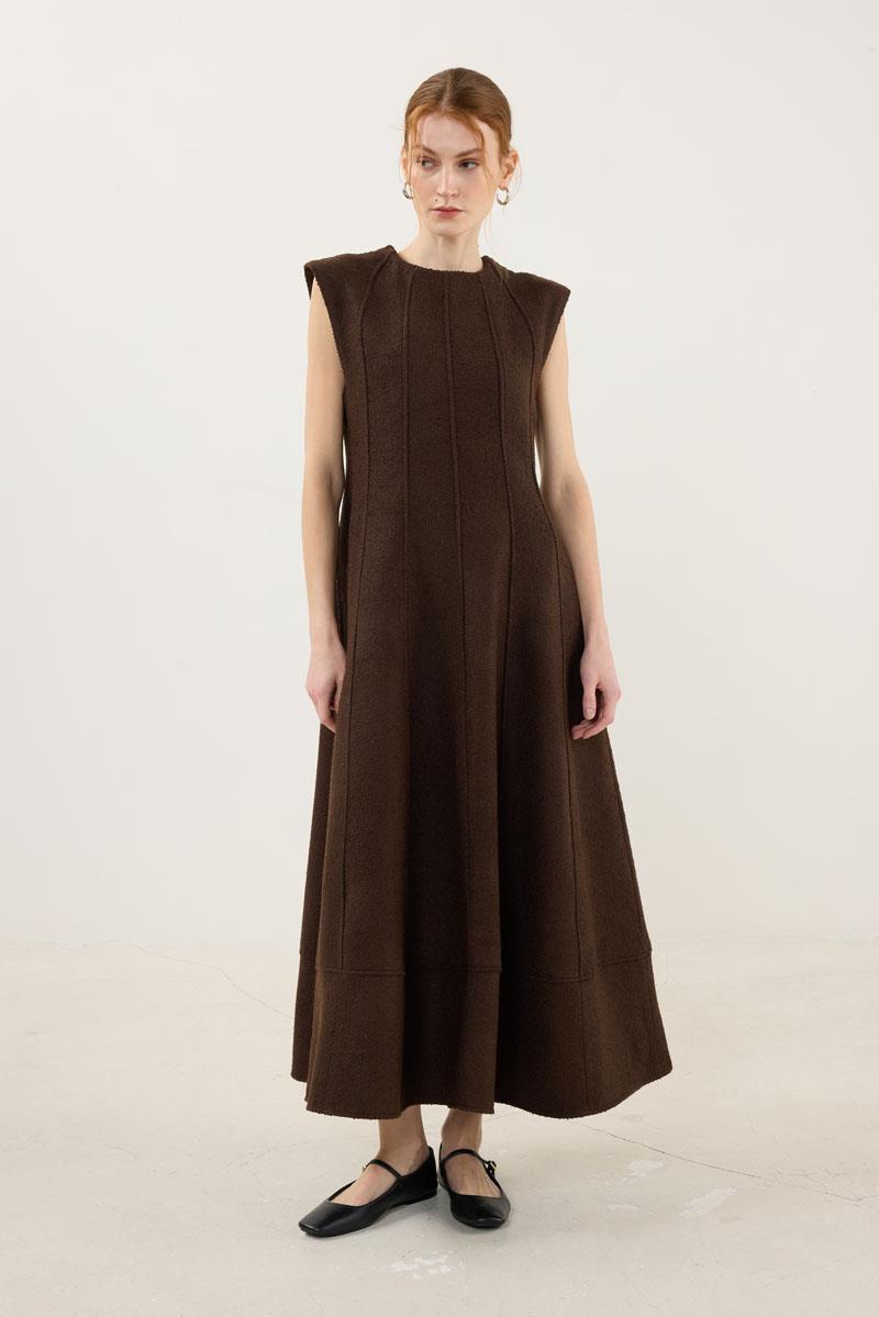 Tüvit Jile Elbise Acı kahve