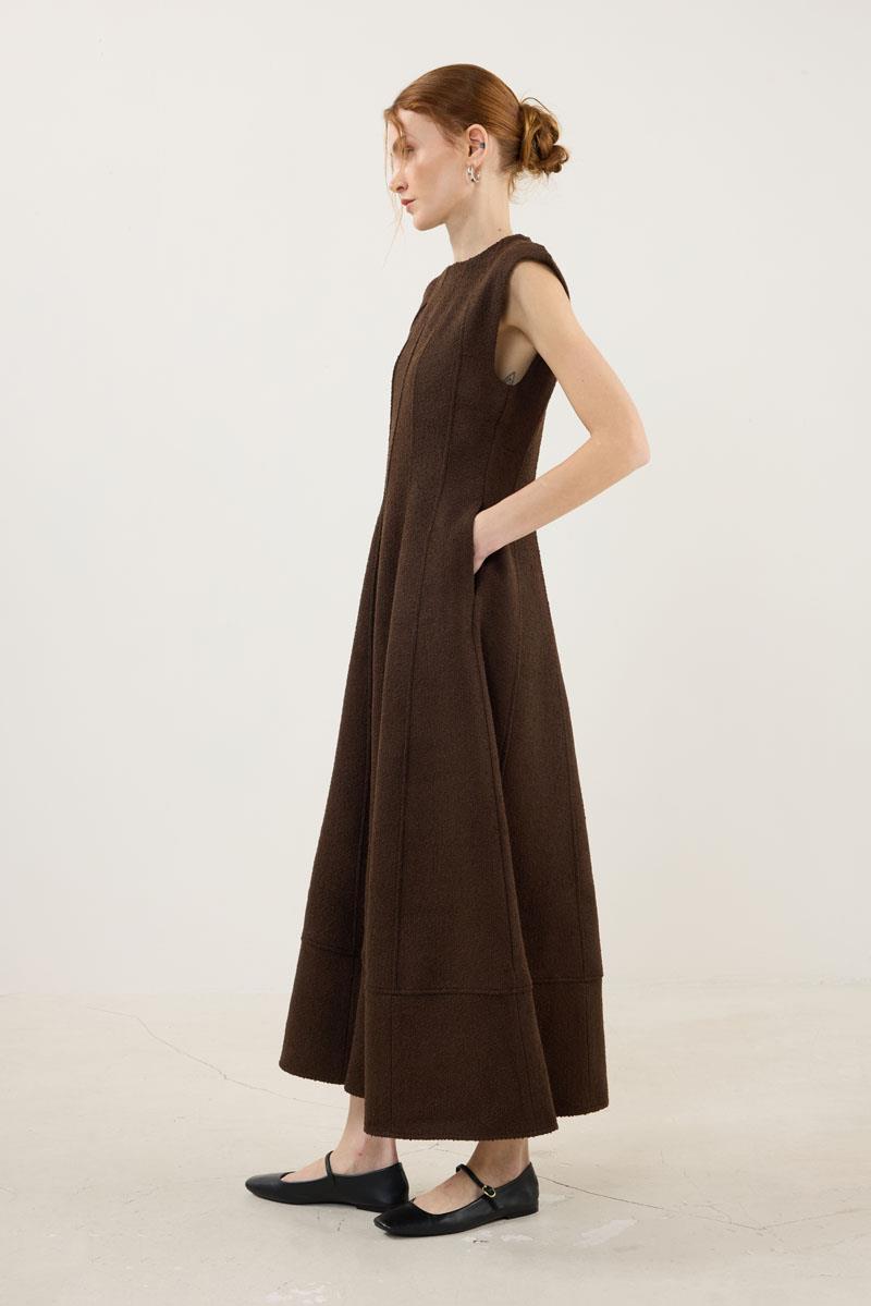 Tüvit Jile Elbise Acı kahve