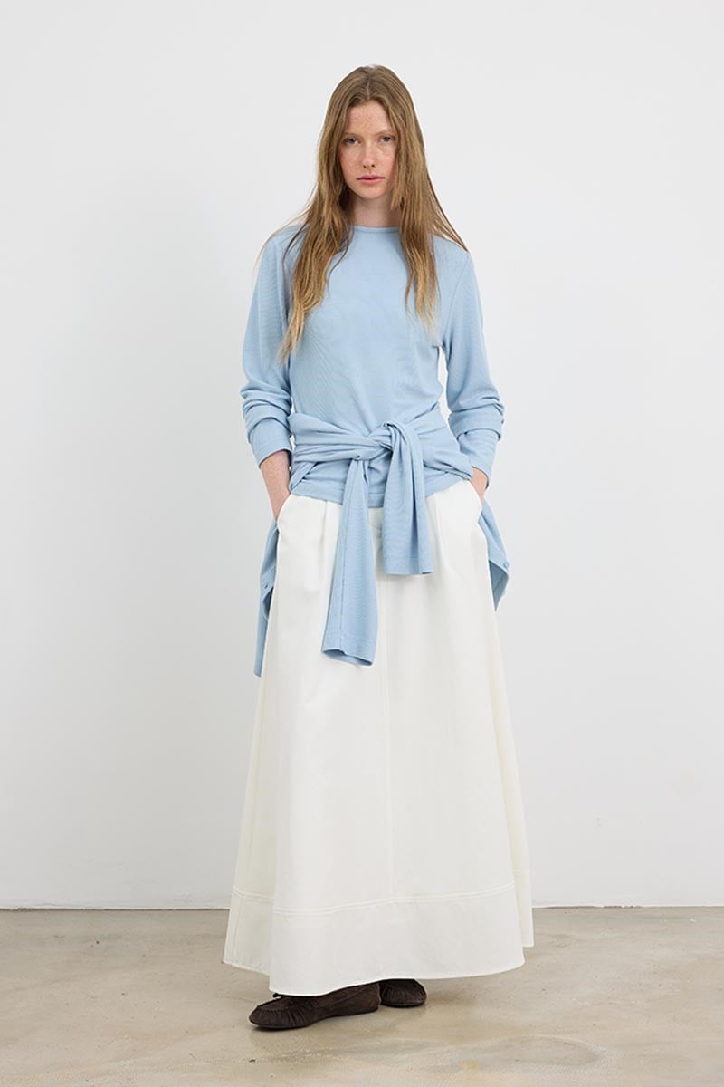 Ultrasoft Triko Basic Bluz Bebe Mavisi