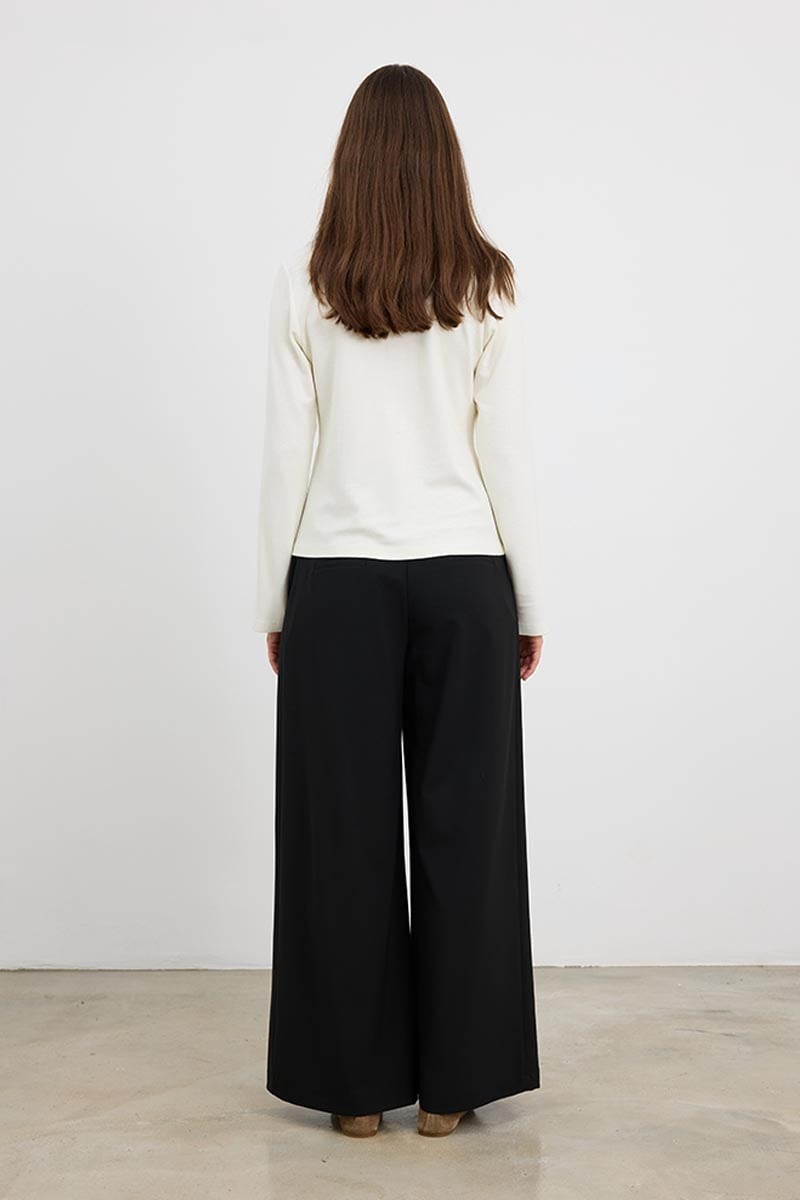 Ultrasoft Triko Basic Bluz Ekru