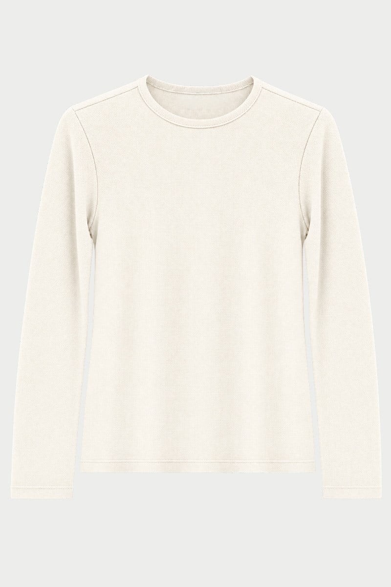 Ultrasoft Triko Basic Bluz Ekru