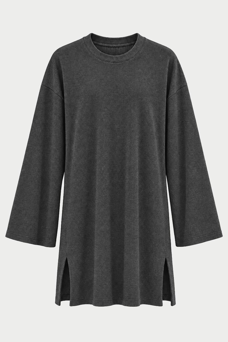 Ultrasoft Triko Tunik Antrasit
