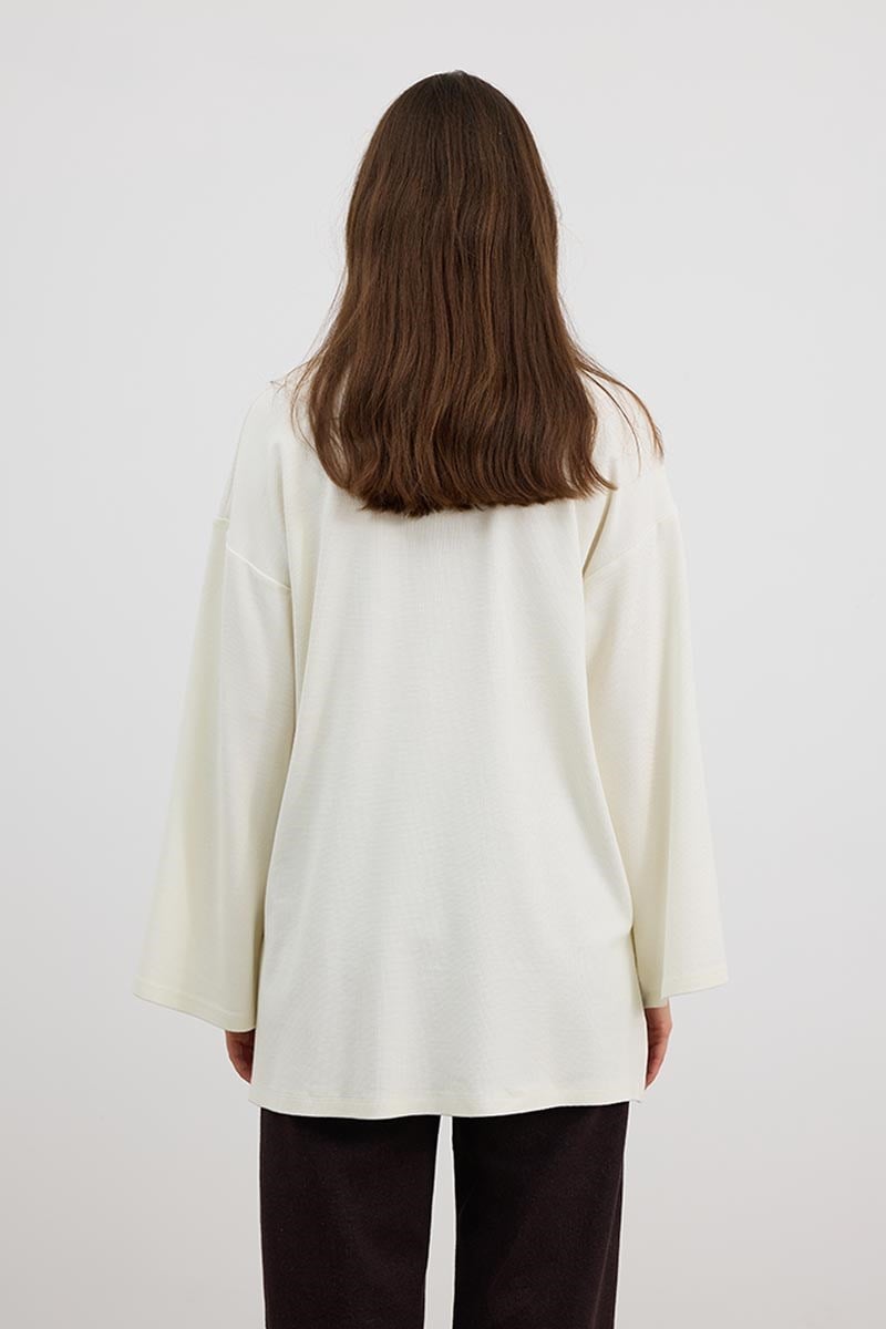 Ultrasoft Triko Tunik Ekru