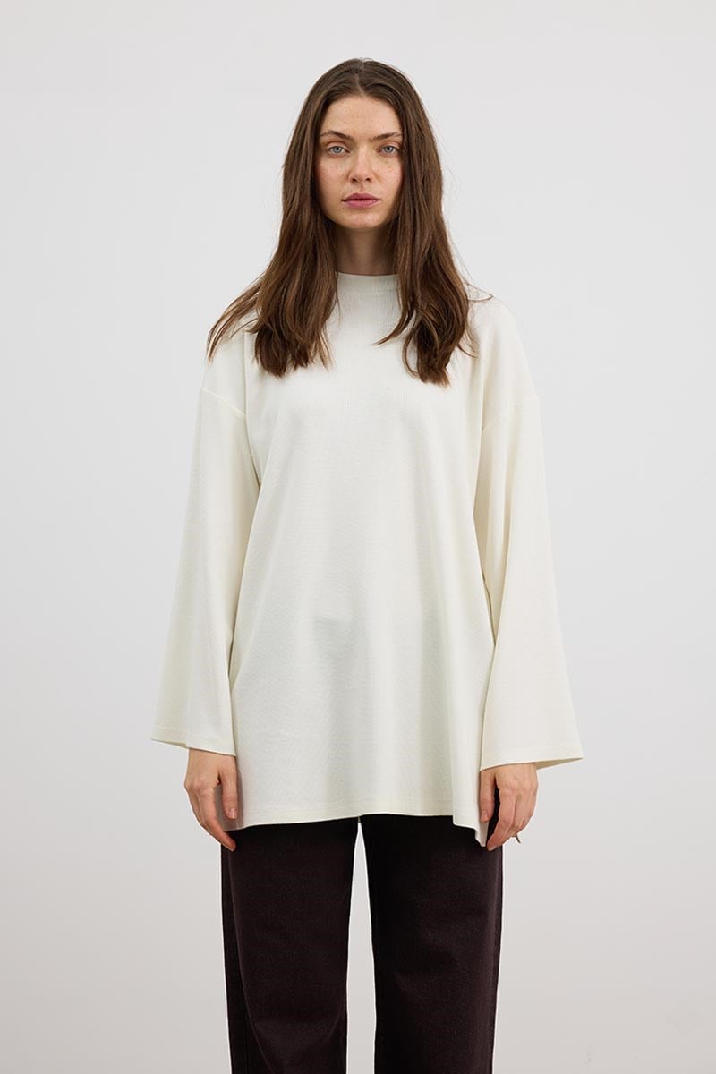 Ultrasoft Triko Tunik Ekru