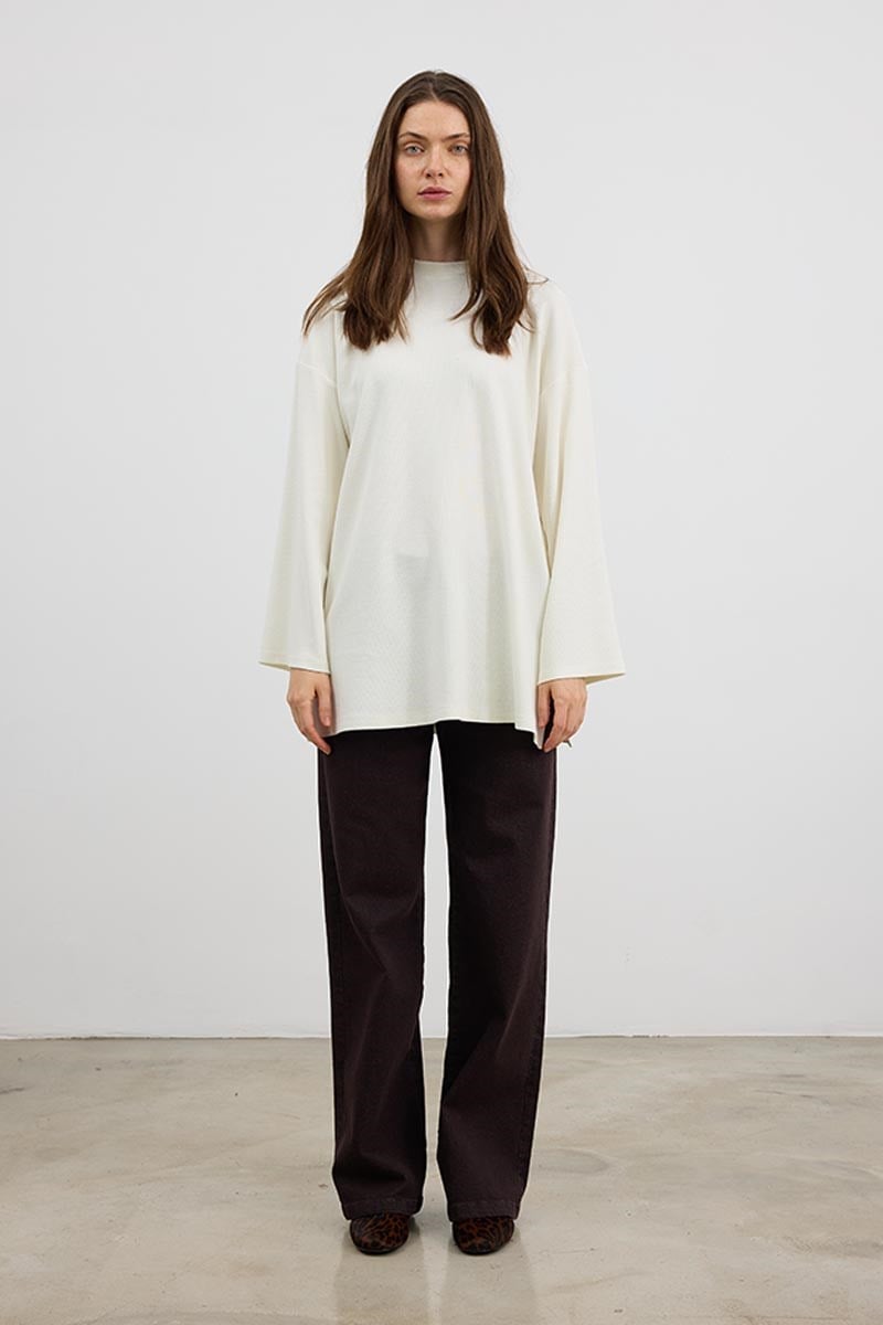 Ultrasoft Triko Tunik Ekru