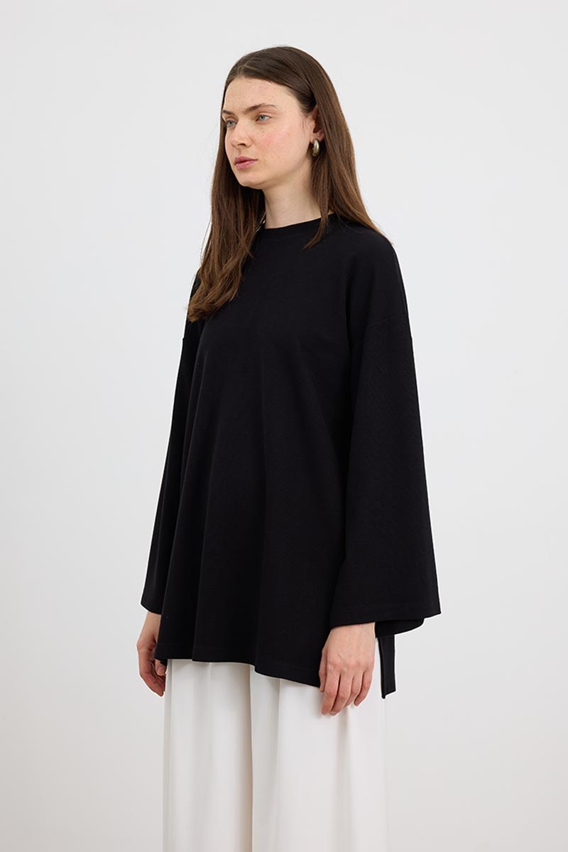 Ultrasoft Triko Tunik Siyah