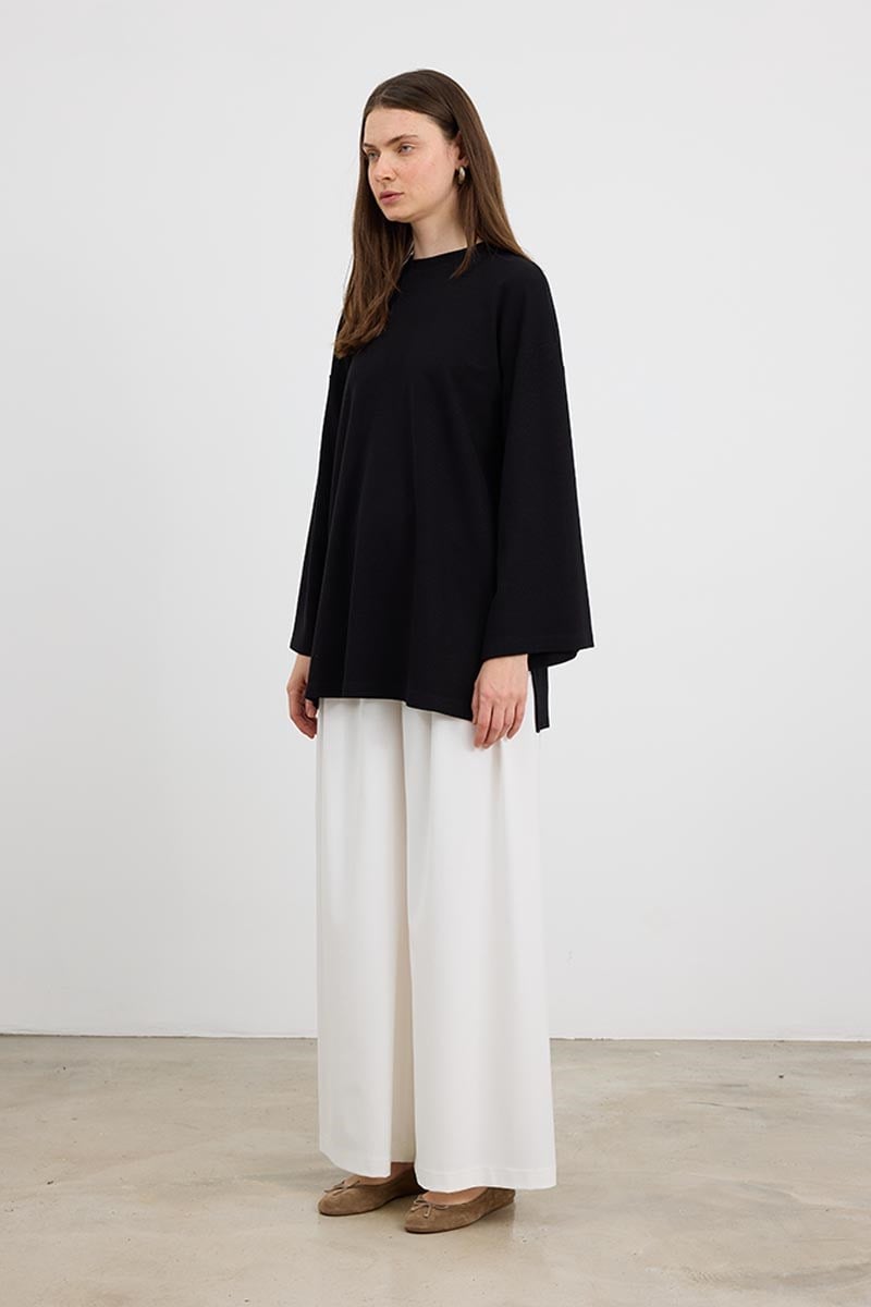 Ultrasoft Triko Tunik Siyah