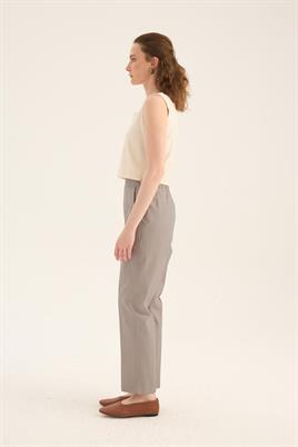 Ütü İzli Havuç Pantolon Vizon