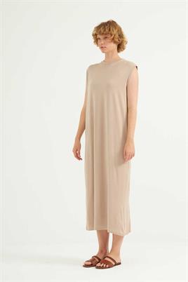 Uzun Jüpon Bej