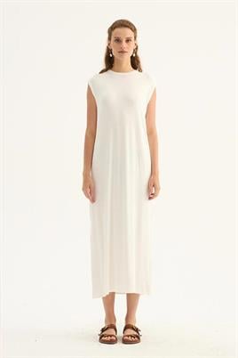 Uzun Jüpon Ekru