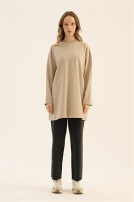 Uzun Kollu Tshirt Taş