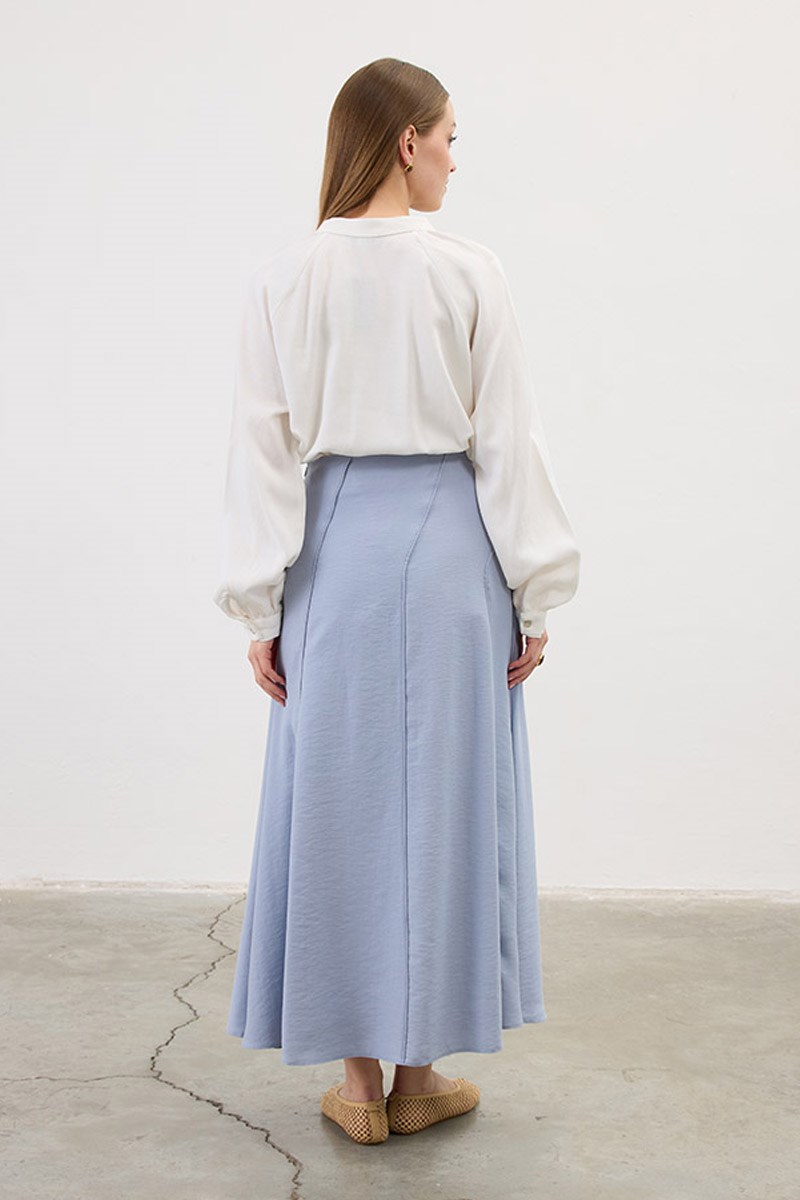 Verev Biyeli Tensel Etek Mavi