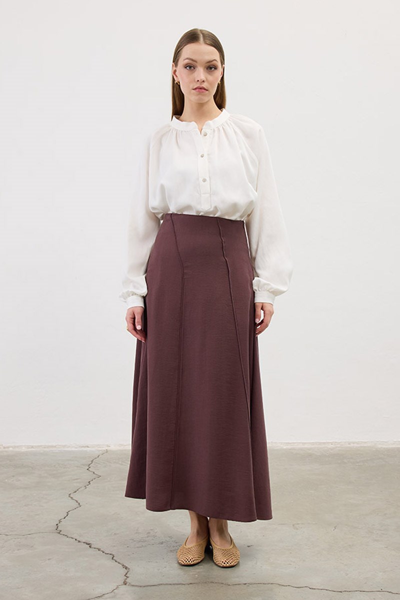 Verev Biyeli Tensel Etek Mürdüm