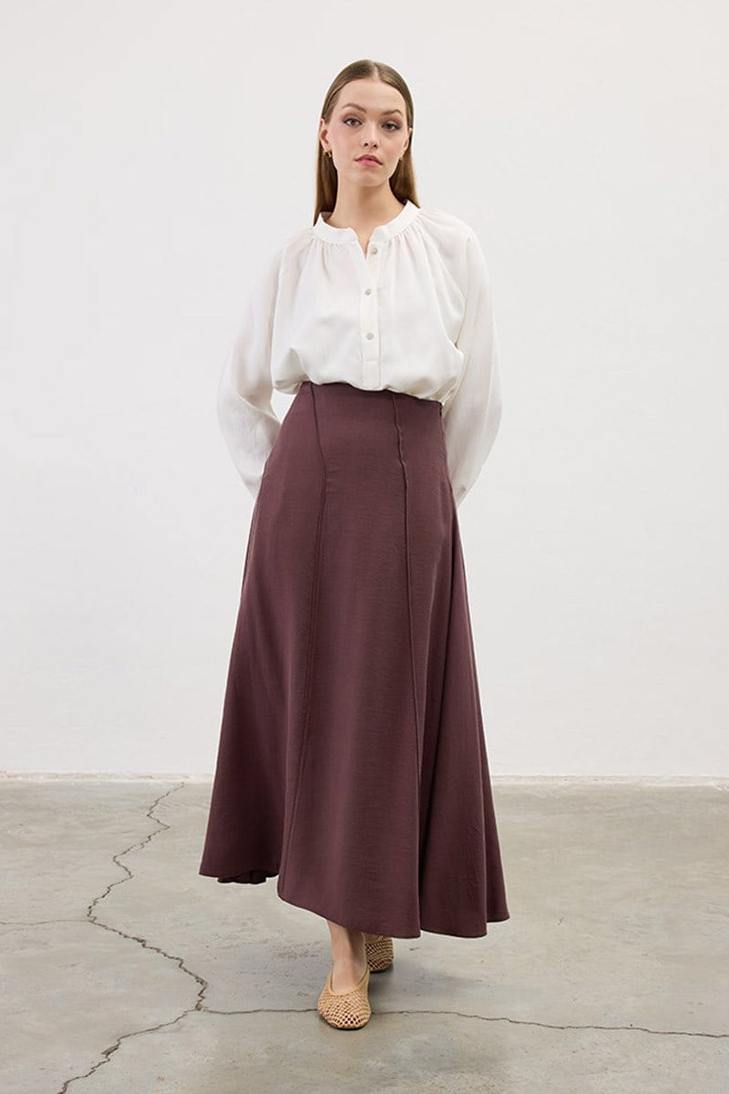 Verev Biyeli Tensel Etek Mürdüm