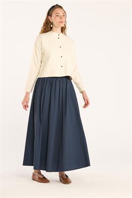 Yazlık Keten Hırka Ekru