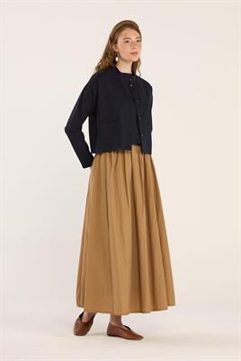 Yazlık Keten Hırka Lacivert