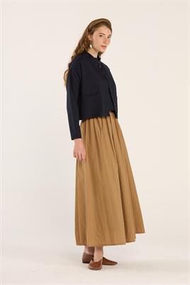 Yazlık Keten Hırka Lacivert