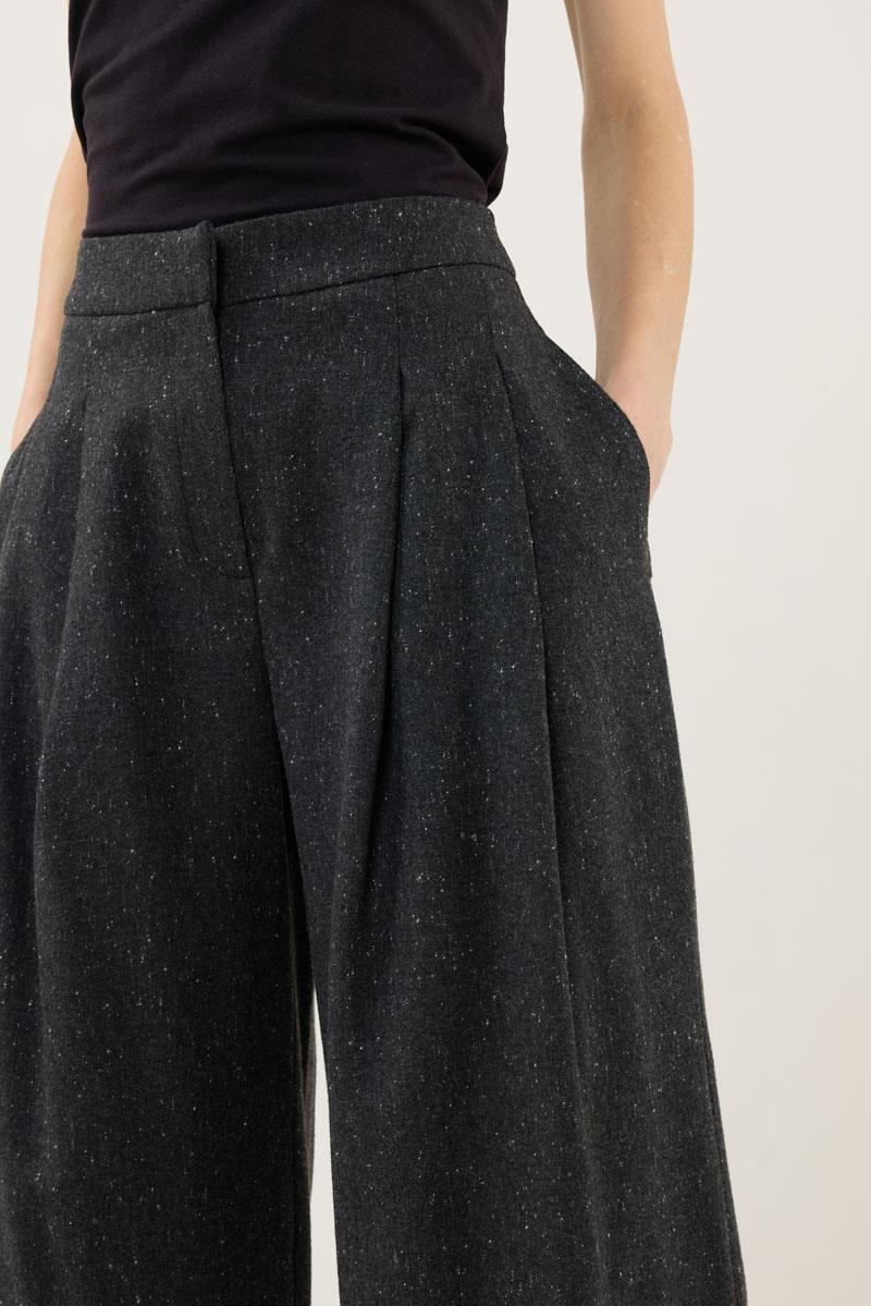 Yün Karışımlı Pantolon Antrasit