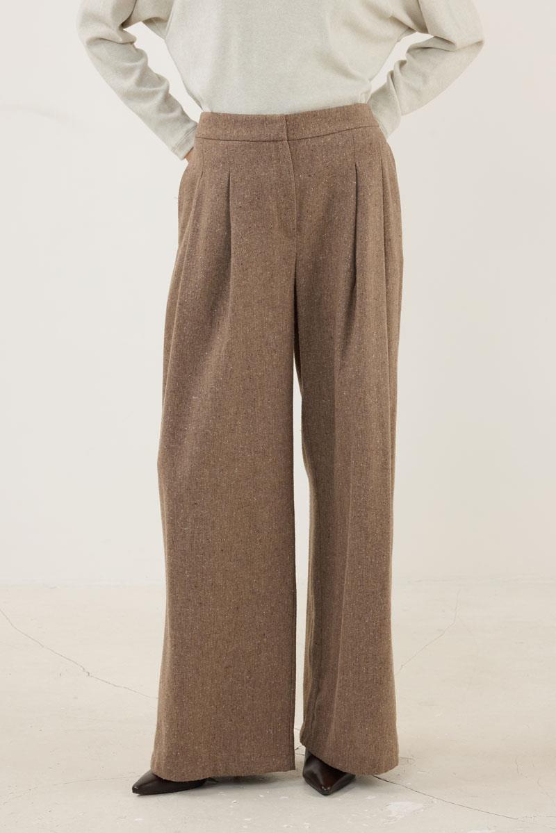 Yün Karışımlı Pantolon Vizon