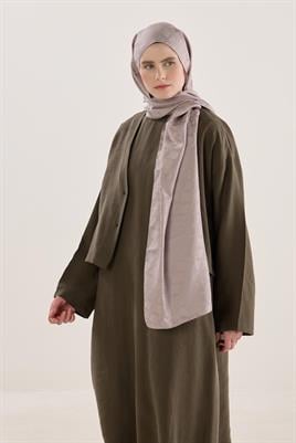 Zincir Desenli Şal Açık vizon