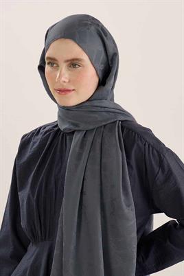 Zincir Desenli Şal Antrasit