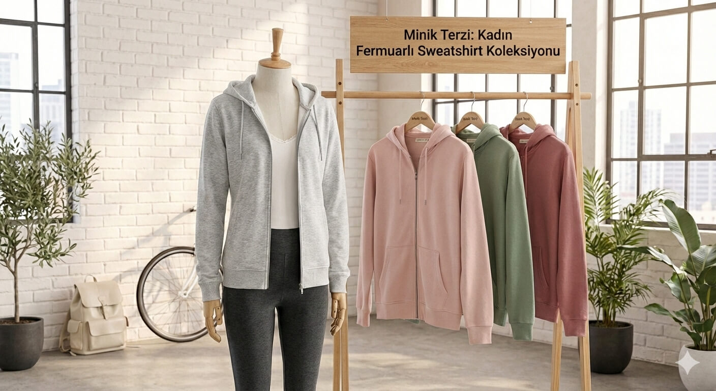 kadın fermuarlı sweatshirt modelleri ve fiyatları