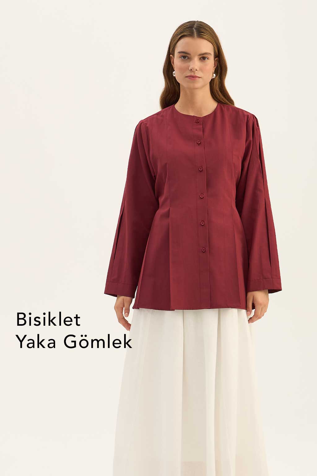 bisiklet yaka gömlek