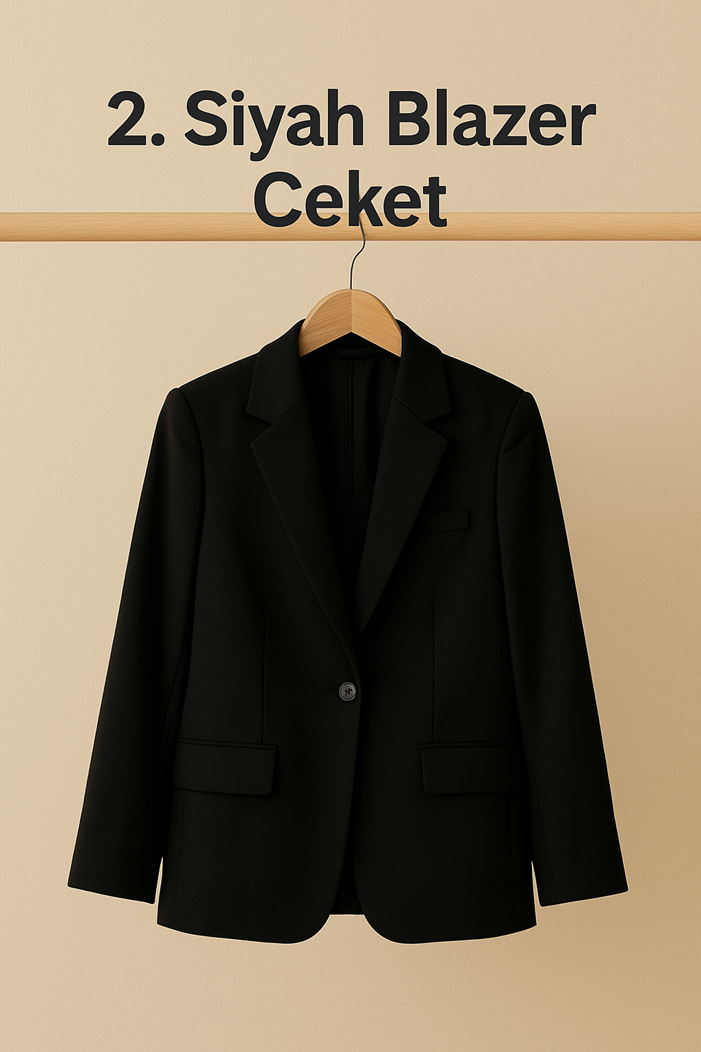 siyah blazer ceket