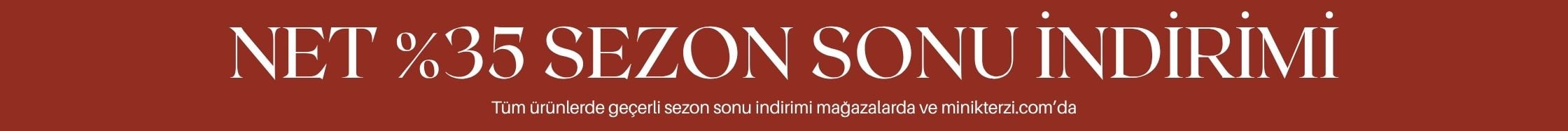 tüm ürünlerde %35 indirim