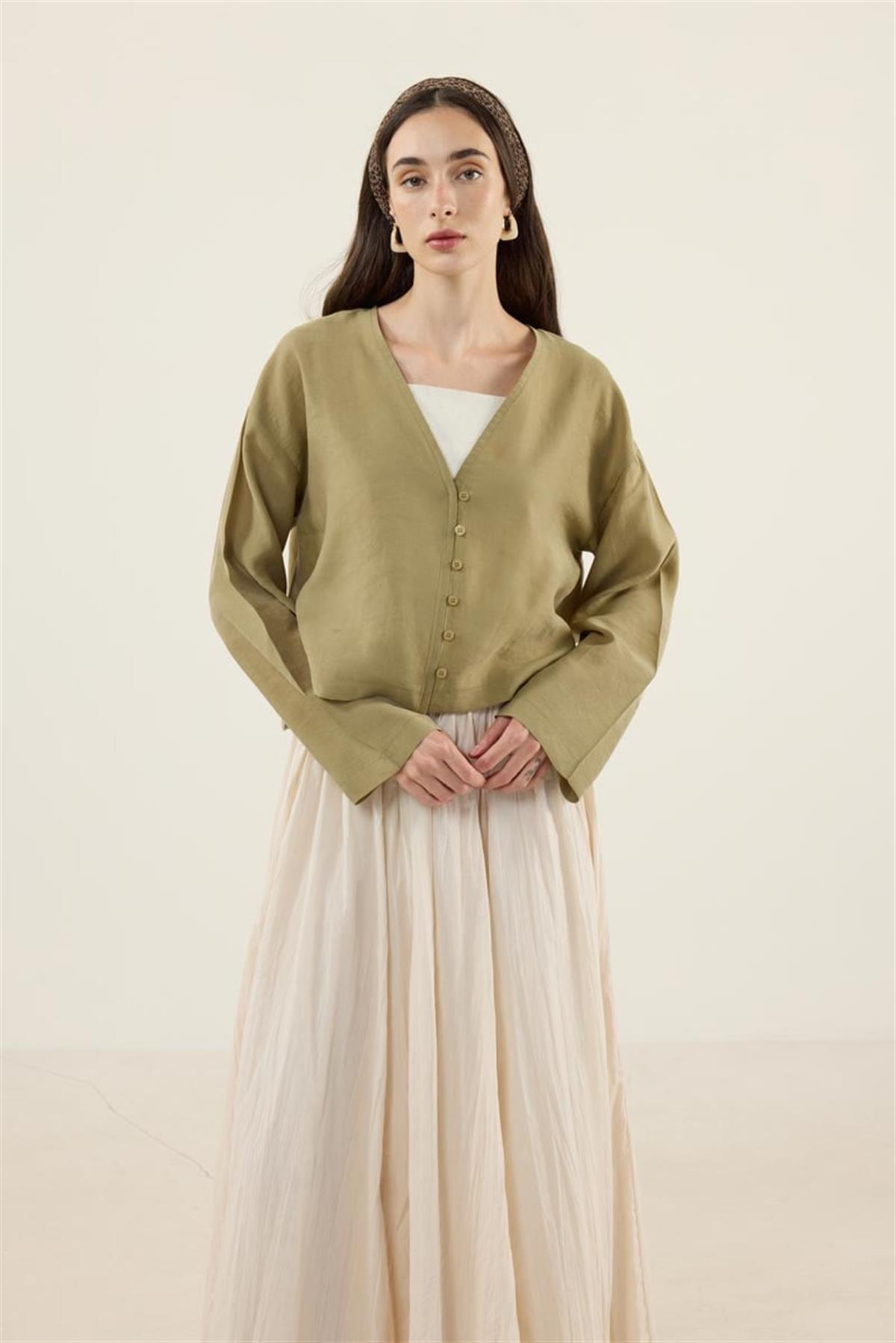 tensel-kisa-kimono-zeytin-