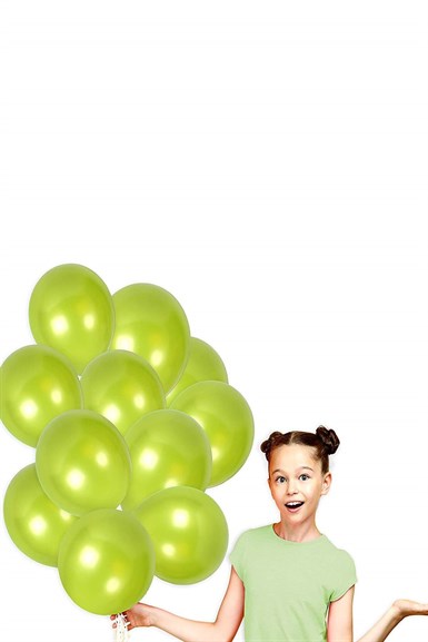 Açık Yeşil Metalik Balon