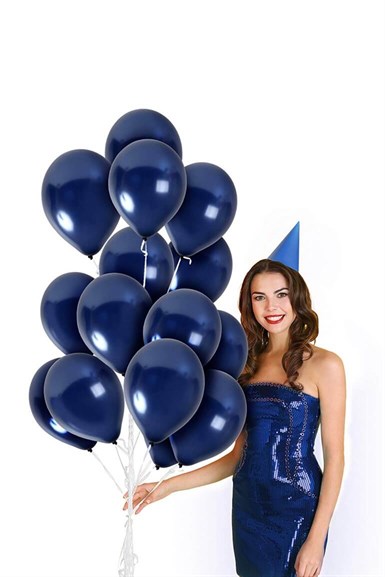 Gece Mavisi Mat Pastel Balon 