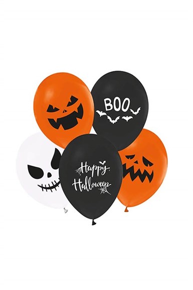 Hallowen Cadılar Bayramı Lateks Balon 10 lu
