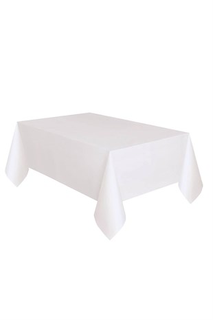 Masa Örtüsü Plastik Beyaz
