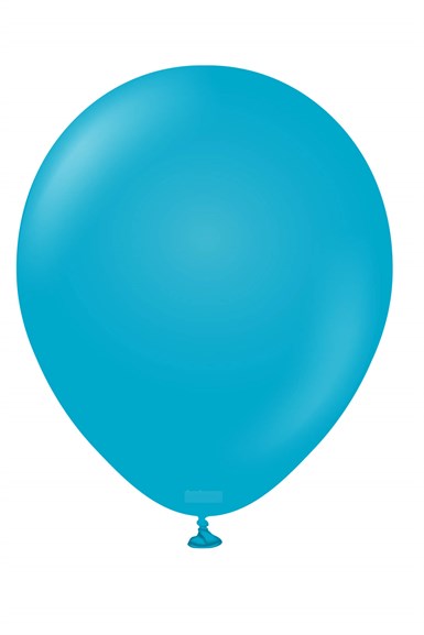 Mavi Cam Retro Renk Mat Pastel Balon 10 lu