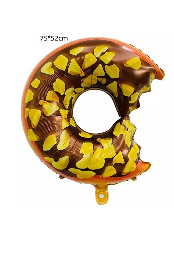 Çikolatalı Isırık Donut Folyo Balon