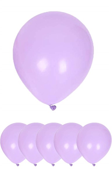 Makaron Balon Pastel Renk Lila