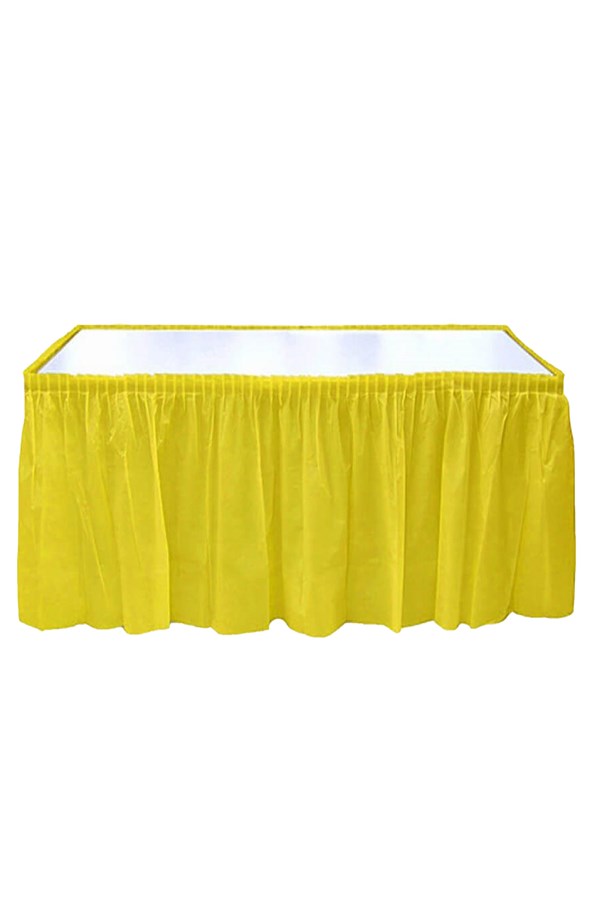 Masa Eteği Plastik Sarı