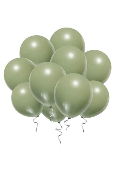 Adaçayı Küf Yeşili Balon 10 lu Paket