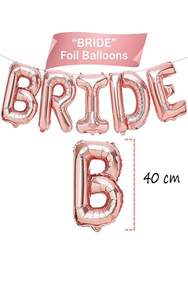 Bekarlığa Veda Bride Folyo Balon Seti 40 Cm