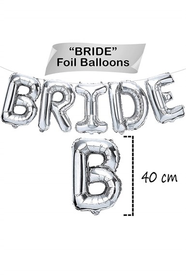 Bekarlığa Veda Bride Folyo Balon Seti 40 Cm
