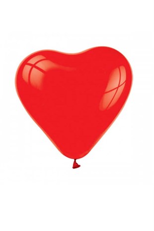 Kırmızı Kalp Balon 25 li Paket