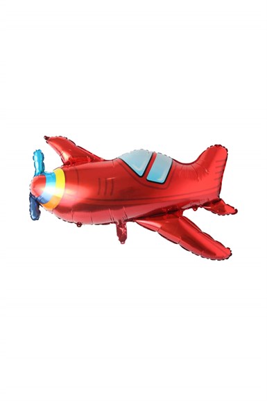 Kırmızı Uçak Folyo Balon