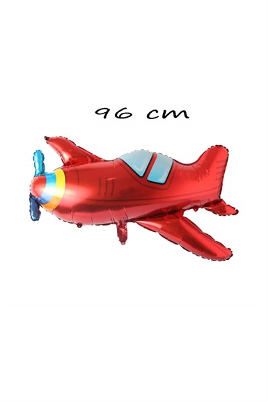 Kırmızı Uçak Folyo Balon