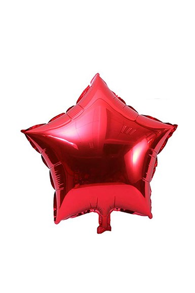 Kırmızı Yıldız Folyo Balon 40 cm