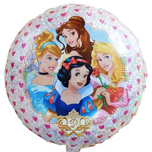 Prensesler Pamuk Prenses Temalı Folyo Balon