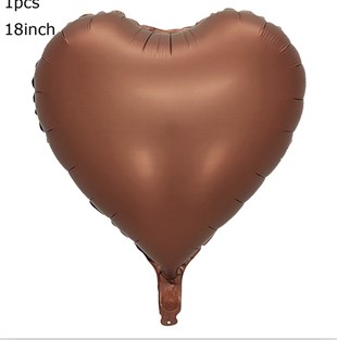 Saten Karamel Kalp Folyo Balon 40 cm