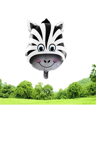 Zebra Kafa Balon Safari Tema